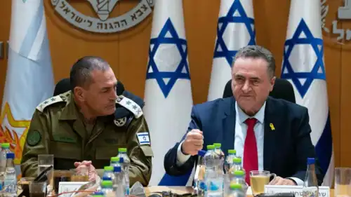 يسرائيل كاتس وإيال زامير