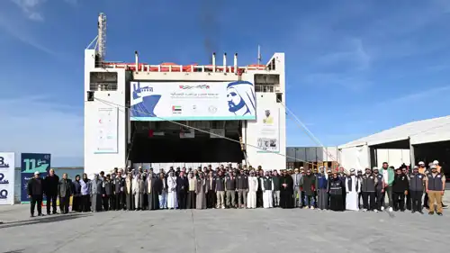 سفينة محمد بن راشد الإنسانية ترسو في العريش