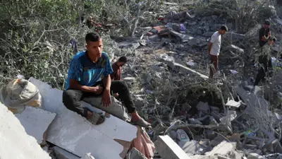 مشهد من غزة