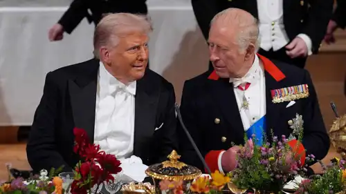 الملك تشارلز وترامب