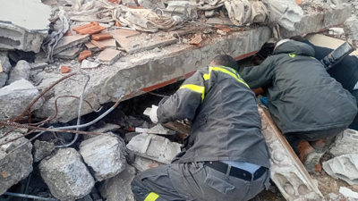 أفراد من الدفاع المدني اللبناني