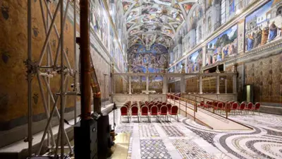 مشهد من كنيسة سيستين