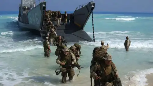 عناصر من البحرية الأمريكية 