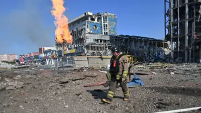 جانب من الدمار في خاركيف