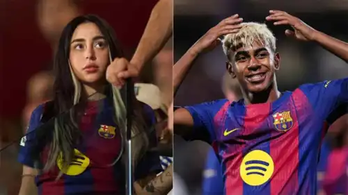 لامين يامال مع نيكي نيكول