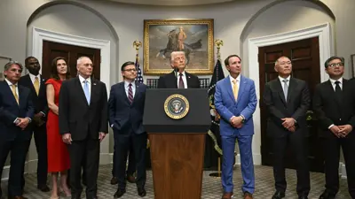 دونالد ترامب وأعضاء إدارته