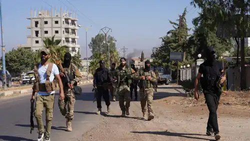 عناصر من الأمن السوري في السويداء