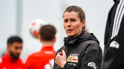 ماري لويس إيتا في تدريبات يونيون برلين 