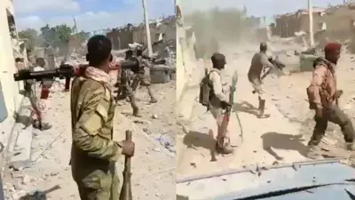 خلال اشتباك الجيش الصومالي مع مسلحي "الشباب"