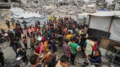 آثار من الدمار في غزة