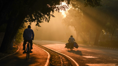 ضباب في العاصمة الهندية بسبب الألعاب النارية
