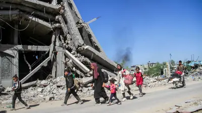 نازحون من شمال قطاع غزة