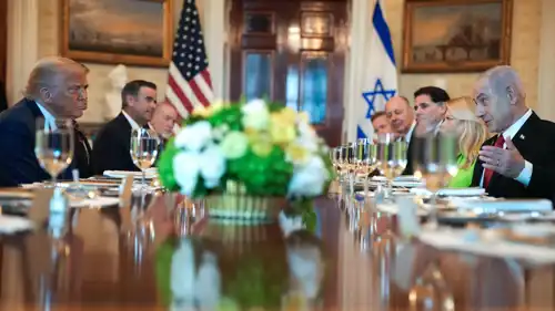 دونالد ترامب ونتنياهو في لقاء سابق