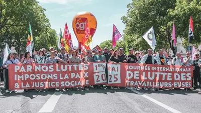 احتاجات الأول من مايو في فرنسا