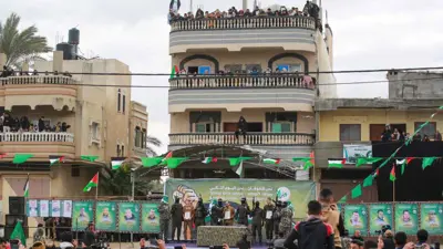 عملية سابقة لتسليم رهائن إسرائيليين