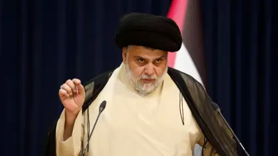 زعيم التيار الصدري في العراق مقتدى الصدر