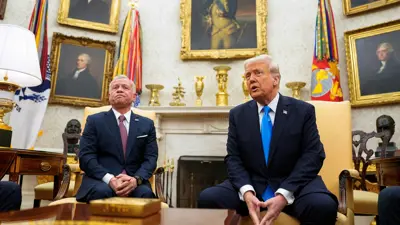 ترامب وملك الأردن في البيت الأبيض