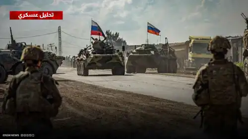 جنود وآليات من الجيش الروسي