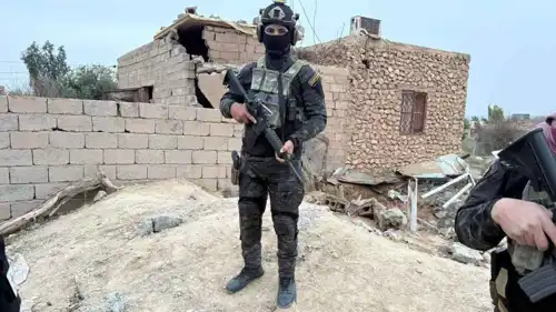 عنصر من الأمن الوطني العراقي خلال عملية الأنبار