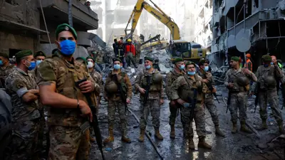 جنود من الجيش اللبناني