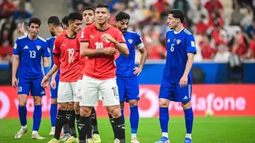 من مباراة مصر والكويت في كأس العرب 2025