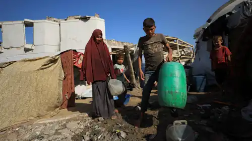 مشهد من غزة