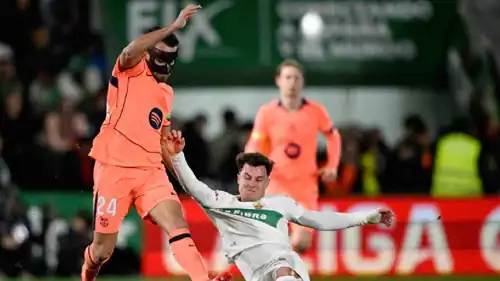 مباراة برشلونة وإلتشي في الدوري الإسباني