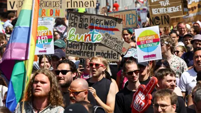 مظاهرات مناهضة لليمين المتطرف في ألمانيا