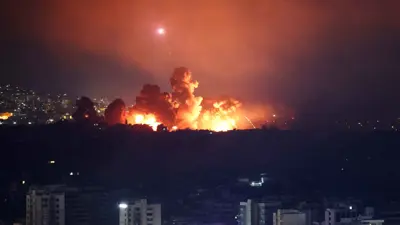 قصف إسرائيلي على بيروت