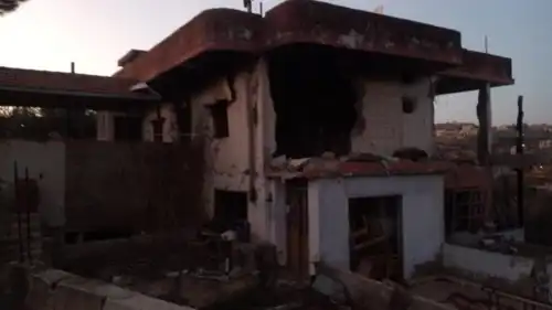 المنزل المستهدف في بلدة بليدا جنوب لبنان