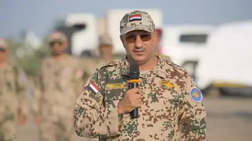 عضو مجلس القيادة الرئاسي في اليمن، طارق صالح