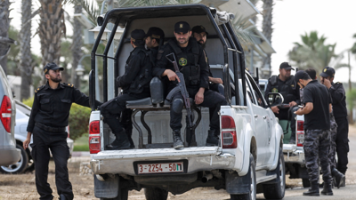 الشرطة التابعة لحماس في غزة قبل الحرب