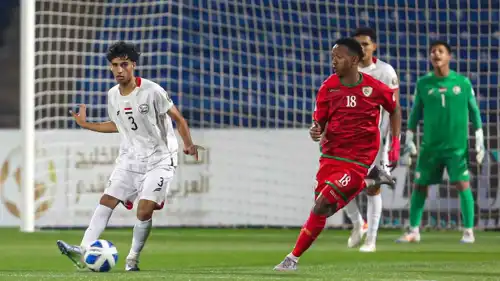 مباراة عمان واليمن في نصف نهائي كأس الخليج للشباب