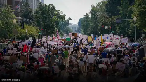 احتجاجات واسعة ضد "الحرس الوطني" في واشنطن