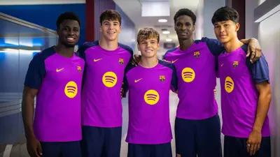 نجوم جدد في فريق برشلونة