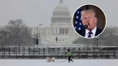 أجواء مثلجة في واشنطن