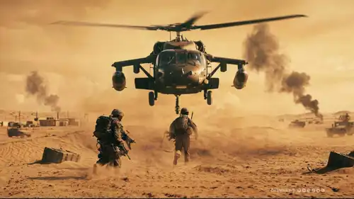 مروحية أمريكية متخصصة بعمليات الاقتحام 