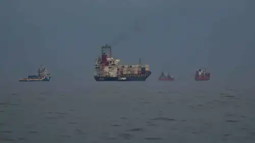 سفن شحن في مضيق هرمز