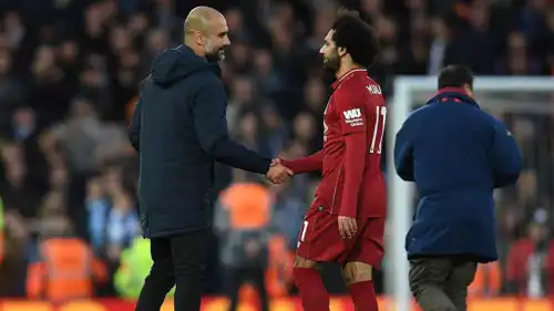 محمد صلاح وبيب غوارديولا