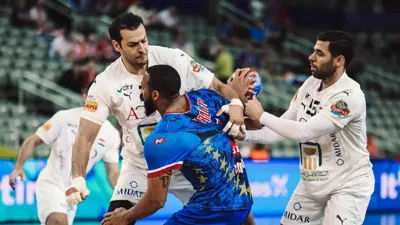 مباراة مصر وكاب فيردي في بطولة العالم لكرة اليد