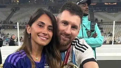 ليونيل ميسي وأنتونيلا