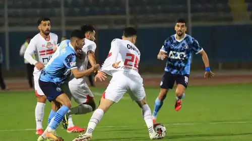مواجهة سابقة بين بيراميدز والزمالك