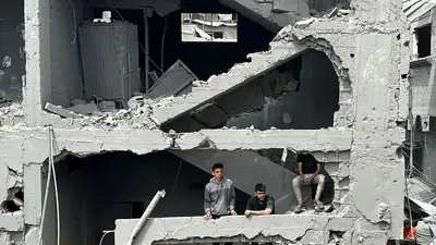 مشهد من غزة