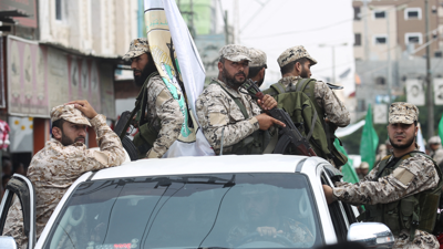 عناصر مسلحة تتبع لحركة حماس في غزة