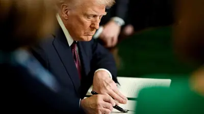  الرئيس الأمريكي دونالد ترامب