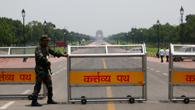 رجل أمن هندي في نيودلهي