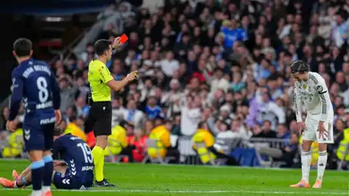 واقعة طرد كاريراس في مباراة ريال مدريد وسيلتا فيغو