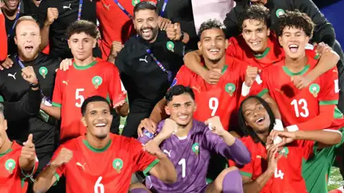 لاعبو منتخب المغرب للشباب