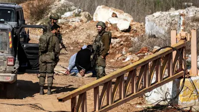 جنود إسرائيليون في المنطقة الحدودية مع لبنان