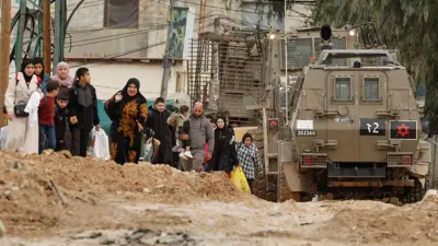 نازحون فلسطينيون في جنين